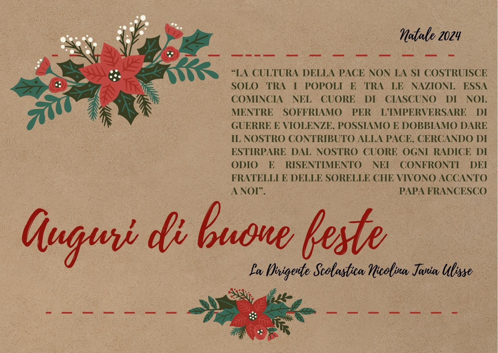 AUGURI DI BUONE FESTE 2024