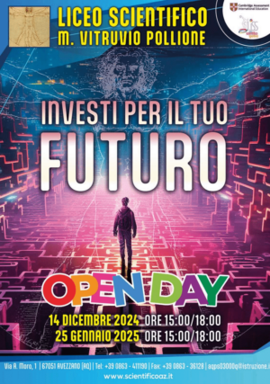 OPEN DAY 14 DICEMBRE 2024